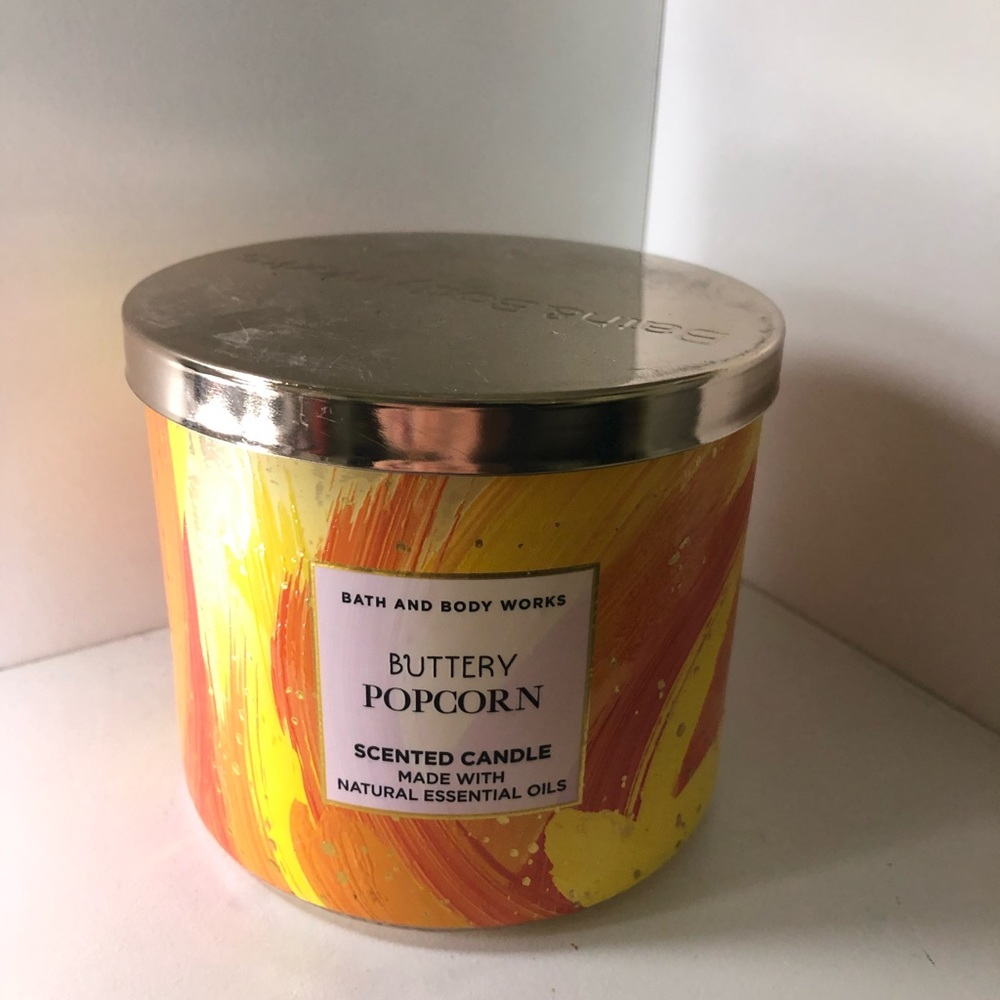 Buttery popcorn 3 wick bbw